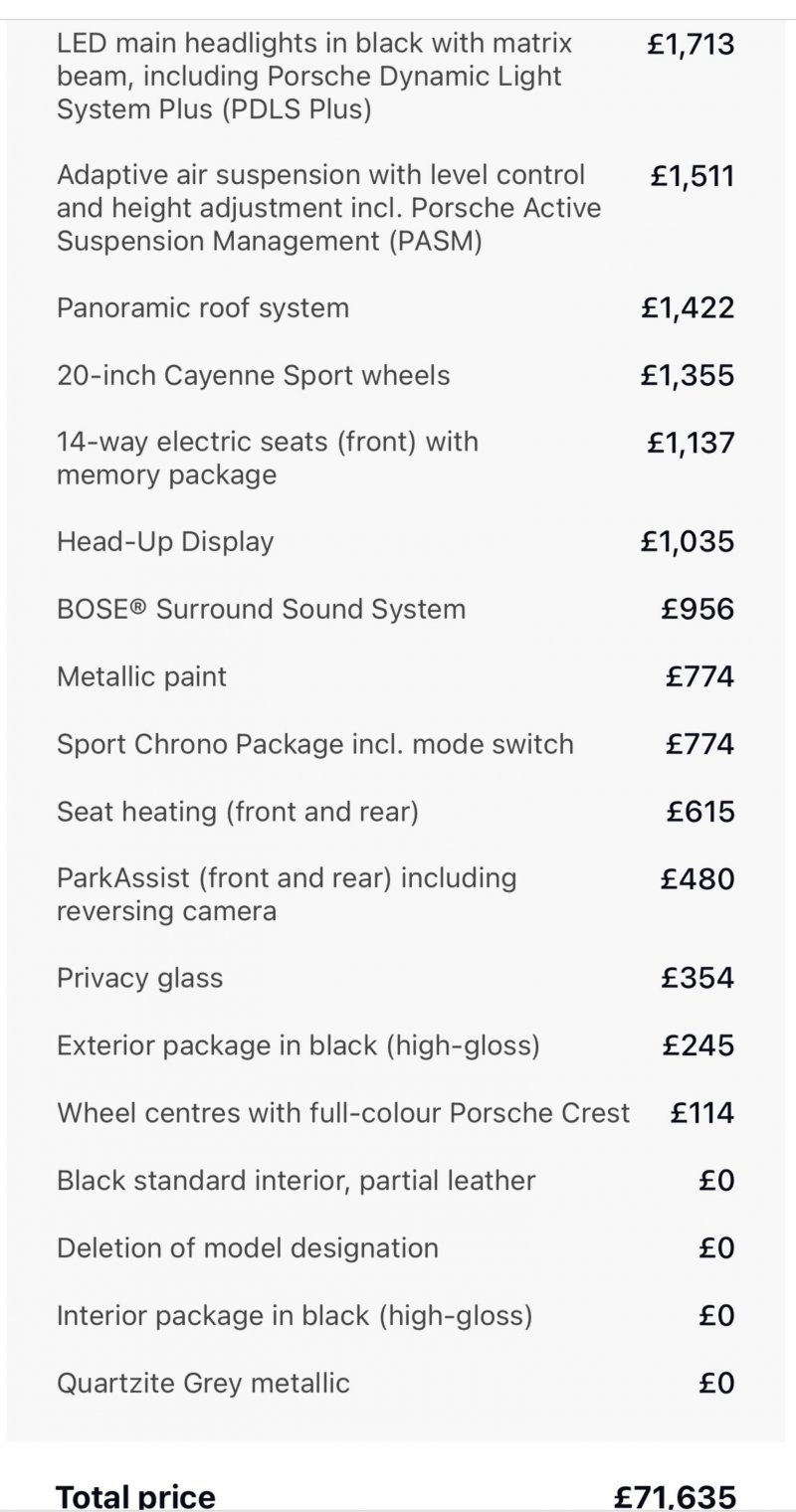 PORSCHE CAYENNE